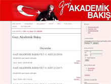 Tablet Screenshot of gaziakademikbakis.com